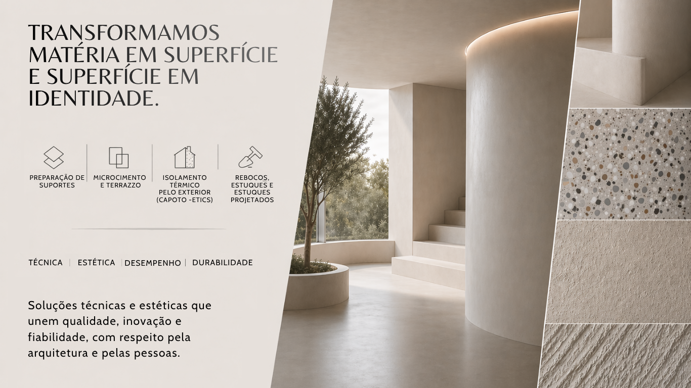 MATÉRIA EM SUPERFÍCIE. (Website)